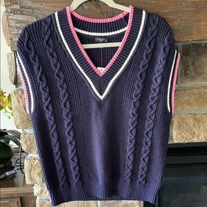 Talbots sweater vest NWT